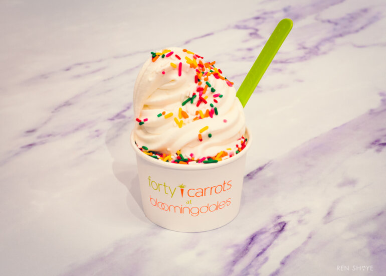 Frozen Yogurt with Sprinkles at Forty Carrots (Inside Bloomingdale's) in Orlando, FL